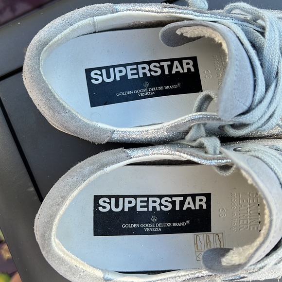 Golden Goose Delux Brand Superstar Glitter Low-Top Sneakers - Picture 7 of 10